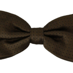 Dolce & Gabbana Elegant Silk Polka Dot Bow Tie