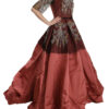 Dolce & Gabbana Elegant Crystal Embellished Silk Gown - Image 2