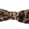Dolce & Gabbana Exquisite Silk Leopard Print Bow Tie - Image 2