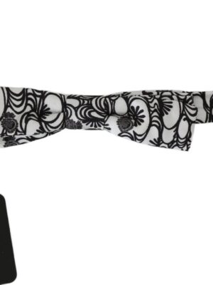Dolce & Gabbana Exquisite Silk Bow Tie with Pattern