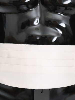 Dolce & Gabbana Elegant Silk White Patterned Cummerbund