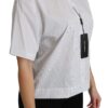 Dolce & Gabbana Elegant White Cotton Polo Top - Image 2