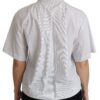 Dolce & Gabbana Elegant White Cotton Polo Top - Image 4