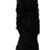 Dolce & Gabbana Elegant Elbow Length Suede Gloves - Image 3