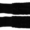 Dolce & Gabbana Elegant Elbow Length Suede Gloves - Image 4
