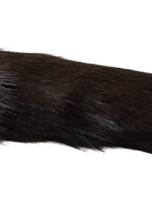 Dolce & Gabbana Elegant Elbow Length Leather Gloves