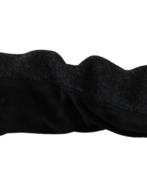 Dolce & Gabbana Elegant Mid-Length Wool Gloves in Black