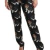 Dolce & Gabbana Elegant Silk Puppy Dog Print Pants - Image 2