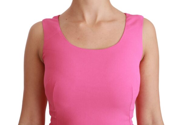 Dolce & Gabbana Chic Pink Sheath Mini Bodycon Dress - Image 5
