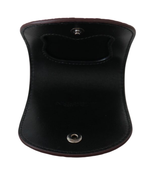 Dolce & Gabbana Refined Caimano Leather Coin Case - Image 6