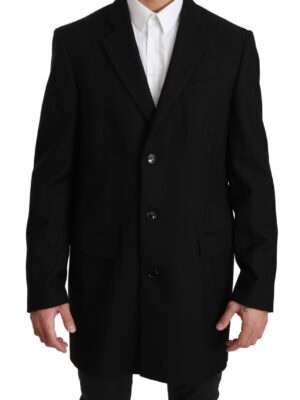 Dolce & Gabbana Elegant Black Wool Formal Blazer