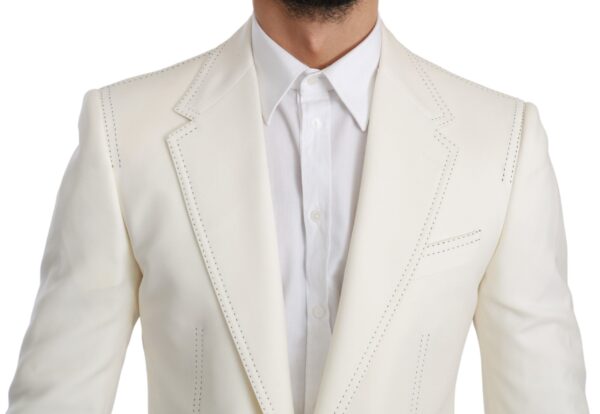 Dolce & Gabbana Elegant Slim Fit Virgin Wool Blazer - Image 4
