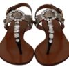 Dolce & Gabbana Elegant Strappy Sandals with Exotic Charm - Image 2