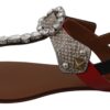 Dolce & Gabbana Elegant Strappy Sandals with Exotic Charm - Image 5