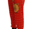 Dolce & Gabbana Chic Red Piggy Bank Print Sweatpants - Image 2