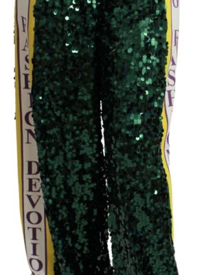 Dolce & Gabbana Exclusive Multicolor Sequined Pants
