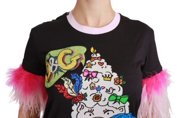 Dolce & Gabbana Chic Crewneck Year of the Pig Motif Tee - Image 5