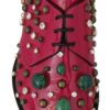 Dolce & Gabbana Fuchsia Pink Crystal Patent Flats - Image 3