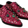 Dolce & Gabbana Fuchsia Pink Crystal Patent Flats - Image 5
