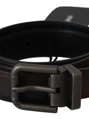 Dolce & Gabbana Elegant Leather Belt in Classic Brown