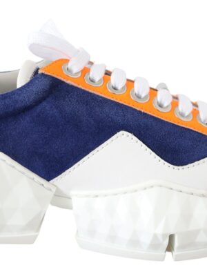 Jimmy Choo Electric Elegance Leather Mix Sneakers
