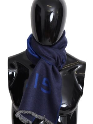 Givenchy Elegant Unisex Wool Silk Blend Scarf