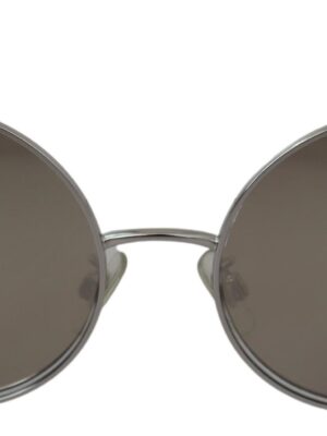 Dolce & Gabbana Chic Silver Grey Lens Sunglasses for Women