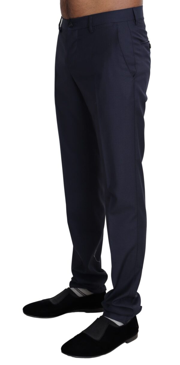Dolce & Gabbana Elegant Slim Fit Wool Blend Dress Pants - Image 2