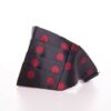 Dolce & Gabbana Exquisite Black Silk Cummerbund with Red Polka Dots - Image 3