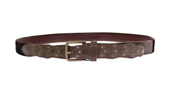 Dolce & Gabbana Elegant Leather-Cotton Fusion Men's Belt - Image 2