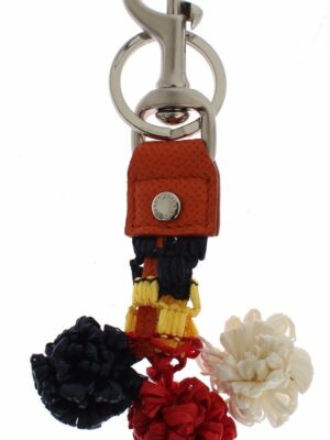 Dolce & Gabbana Sicilian Raffia Charm Keyring