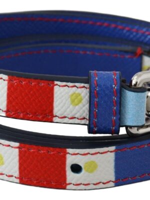 Dolce & Gabbana Chic Multicolor Leather Shoulder Strap Accessory