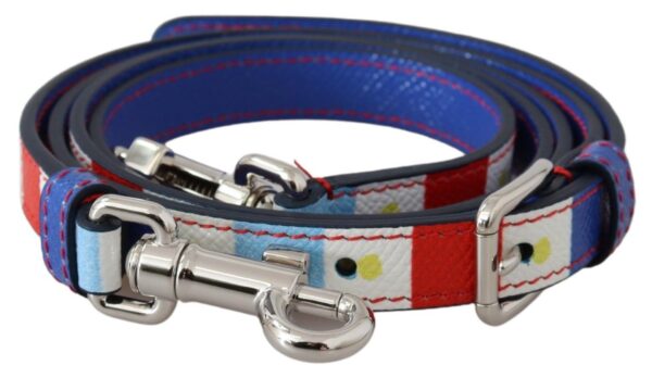 Dolce & Gabbana Chic Multicolor Leather Shoulder Strap Accessory - Image 3