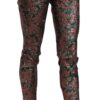 Dolce & Gabbana Elegant Multicolor Designer Pants - Image 2