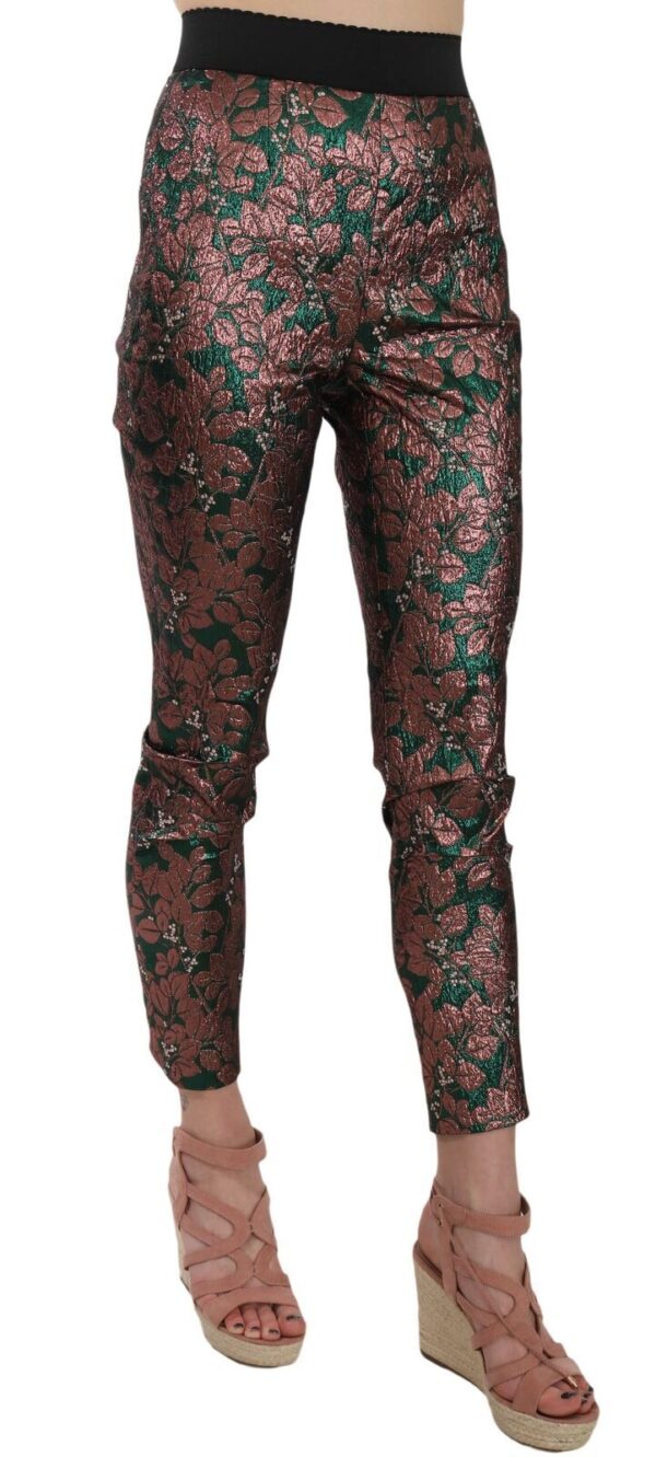 Dolce & Gabbana Elegant Multicolor Designer Pants - Image 2