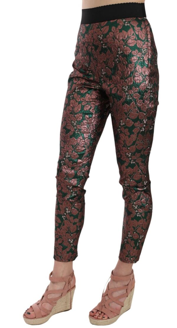 Dolce & Gabbana Elegant Multicolor Designer Pants - Image 3