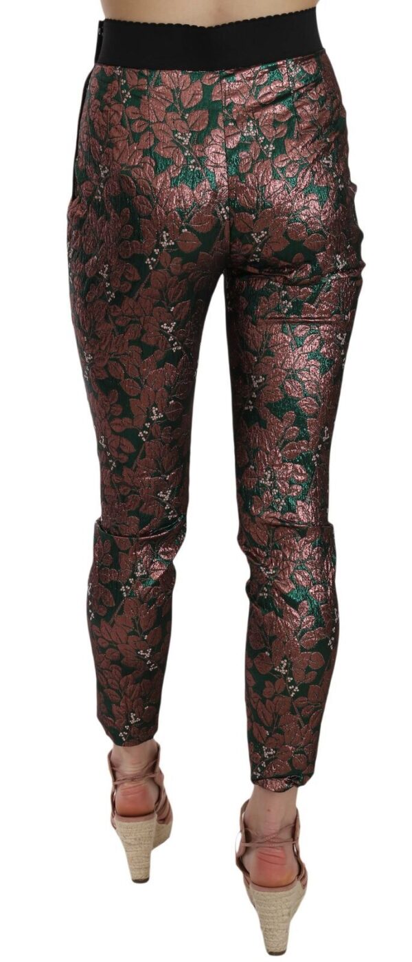 Dolce & Gabbana Elegant Multicolor Designer Pants - Image 4