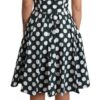 Dolce & Gabbana Chic Polka Dot A-line Sleeveless Dress - Image 4