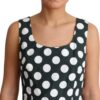 Dolce & Gabbana Chic Polka Dot A-line Sleeveless Dress - Image 5