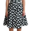 Dolce & Gabbana Chic Polka Dot A-line Sleeveless Dress