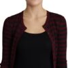 Dolce & Gabbana Elegant Striped Viscose Cardigan - Image 5