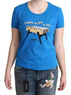Chic Moschino Cotton Tee with Unique Print