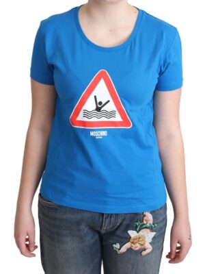 Moschino Chic Triangle Graphic Cotton Tee