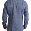 Dolce & Gabbana Elegant Striped Linen Button-Down Shirt - Image 3