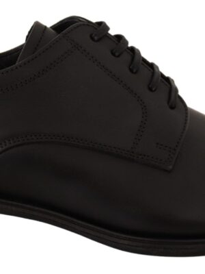 Dolce & Gabbana Elegant Black Derby Formal Shoes
