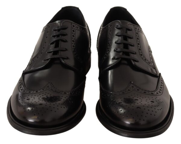 Dolce & Gabbana Elegant Wingtip Derby Oxford Shoes - Image 8