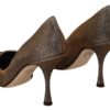 Dolce & Gabbana Elegant Silver Heels Pumps Classic - Image 3