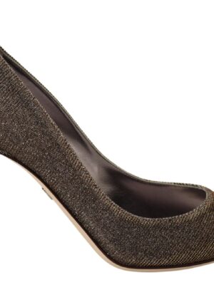 Dolce & Gabbana Elegant Silver Heels Pumps Classic