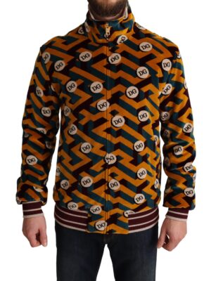Dolce & Gabbana Elegant Multicolor Zip Sweater