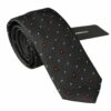 Dolce & Gabbana Elegant Gray Patterned Silk Blend Neck Tie